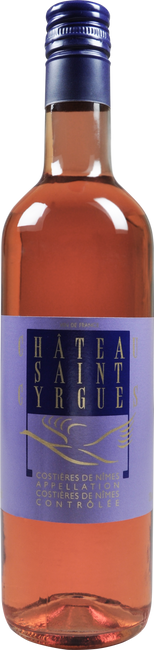 Image of Château Saint Cyrgues Costières de Nîmes Rosé - 50cl - Côtes du Rhône, Frankreich bei Flaschenpost.ch
