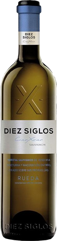 Bouteille de Sauvignon Blanc Rueda DO de Bodegas Diez Siglos de Verdejo