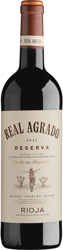 Bottiglia di Rioja DOCa Reserva Real Agrado di Viñedos de Alfaro