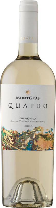 Bottle of Quatro White Blend of Colchagua Valley from Montgras