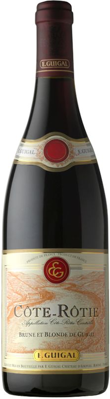 Bouteille de Cote Rotie AC Brune et Blonde de Guigal de Guigal