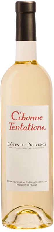 Bottle of Tentations Blanc Côtes de Provence AOP from Clos Cibonne