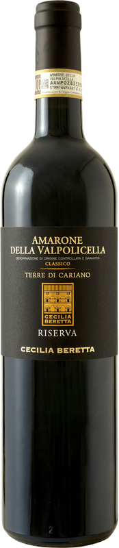 Flasche Amarone della Valpolicella Classico DOC Terre di Cariano von Cecilia Beretta