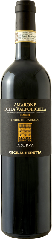 Bouteille de Amarone della Valpolicella Classico DOC Terre di Cariano de Cecilia Beretta