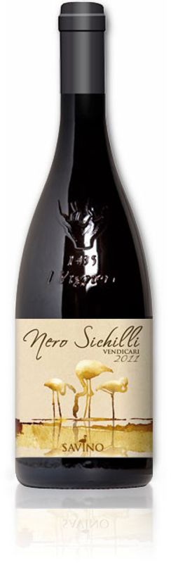 Bottle of NERO SICHILLI IGT rosso Sicilia nero d'Avola Savino from Savino