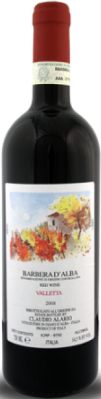 Flasche Barbera d'Alba Valletta DOC von Alario Claudio