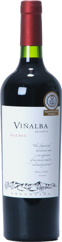 Bouteille de Viñalba Malbec Reserva de Viñalba