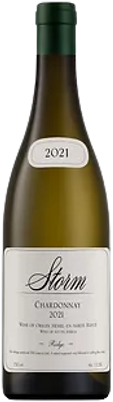 Bottle of Storm Ridge Chardonnay from Storm Wines