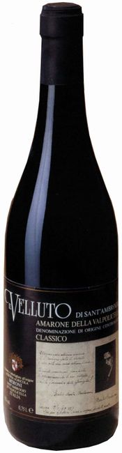 Image of Meroni Amarone della Valpolicella DOC Classico Riserva Il Velluto - 75cl - Veneto, Italien bei Flaschenpost.ch