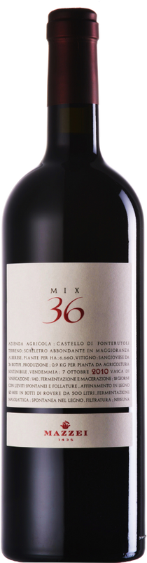 Bottle of Mix36 IGT Rosso Toscano from Marchesi Mazzei