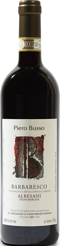 Bottle of Barbaresco DOCG Albesani from Piero Busso
