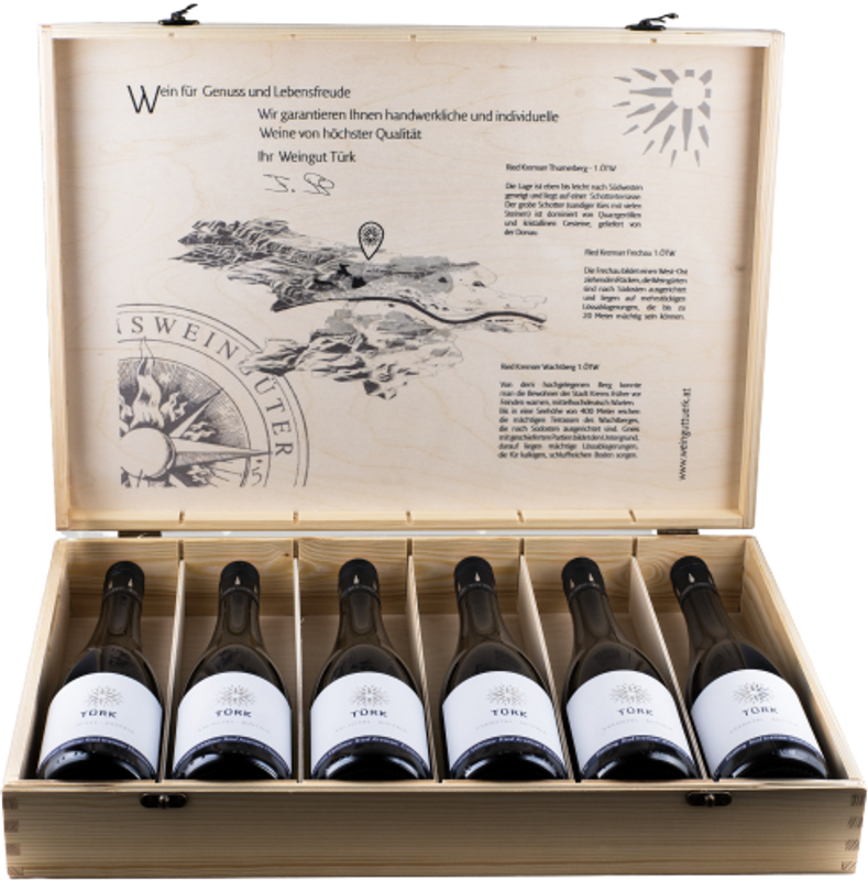 Image of Weingut Türk Erste Lagen Kiste Kremstal 6er Set - 75cl - Niederösterreich, Österreich