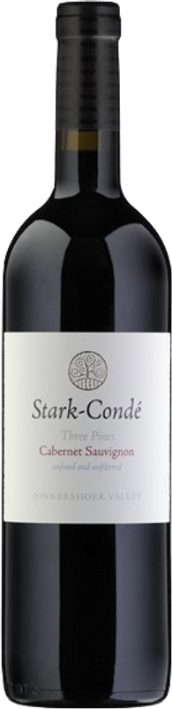 Bottiglia di Three Pines Cabernet Sauvignon di Stark-Condé