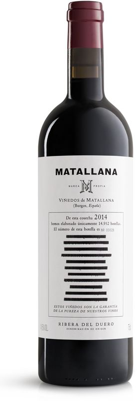 Bottle of Matallana DO from Telmo Rodriguez