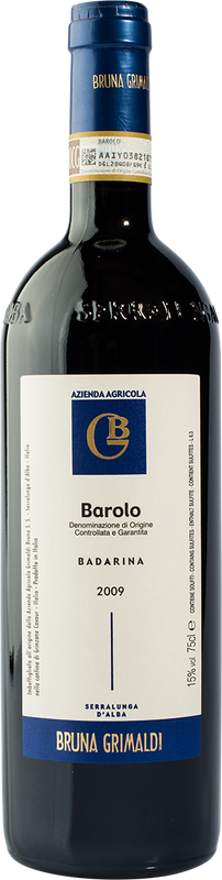 Bottiglia di Barolo Badarina DOCG di Bruna Grimaldi