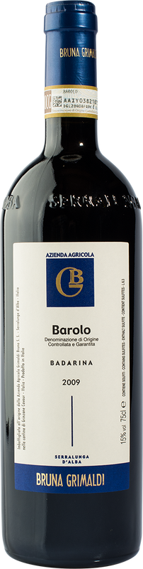 Bouteille de Barolo Badarina DOCG de Bruna Grimaldi