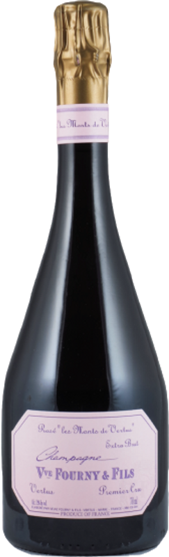 Bouteille de Monts de Vertus Rosé Extra Brut 1er Cru de Veuve Fourny et Fils