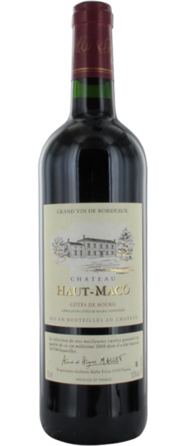 Image of Château Haut Macô Château Haut Maco Côtes De Bourg Rouge - 75cl - Bordeaux, Frankreich bei Flaschenpost.ch