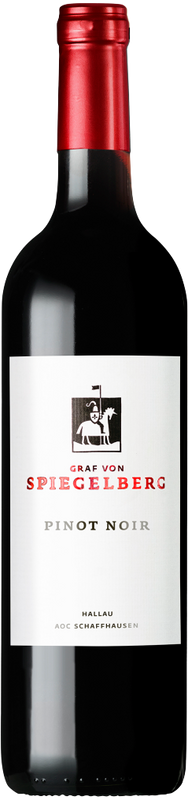Flasche Graf von Spiegelberg Hallauer Pinot Noir von Rimuss & Strada Wein AG