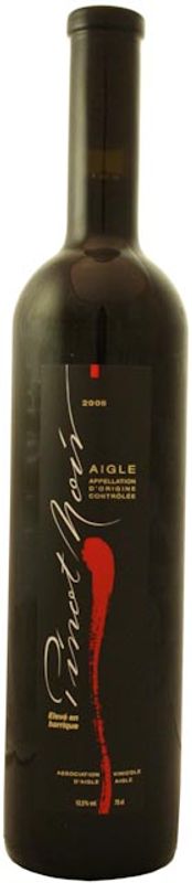 Bottle of Pinot Noir Aigle Chablais AOC from Les Celliers du Chablais