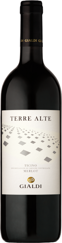 Flasche Merlot Ticino DOC Terre Alte von Gialdi Vini - Linie Gialdi