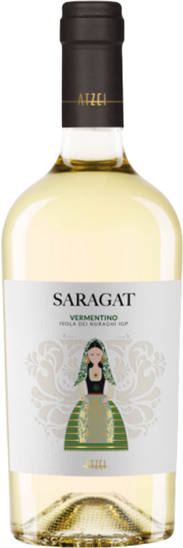 Bottle of Saragat Vermentino Isola Dei Nuraghi IGP from Tenuta Atzei