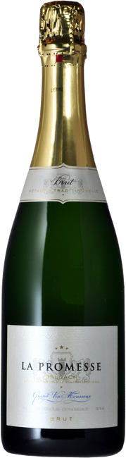 Image of Nüesch Balgach LA PROMESSE Grand Vin Mousseux AOC blanc brut - 75cl - Ostschweiz, Schweiz bei Flaschenpost.ch
