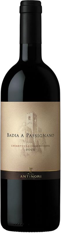 Bottiglia di Badia a Passignano Chianti classico DOCG Gran Selezione di Antinori