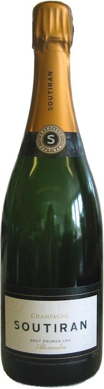 Bottiglia di Champagne 1er Cru Cuvee Alexandre Brut di Alain Soutiran
