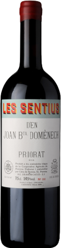 Bottiglia di Les Sentius d'en Joan Bta. Domènech di Cooperativa de Porrera