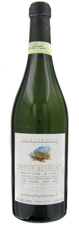 Bottle of Moscato d'Asti Bricco Quaglia DOCG from La Spinetta