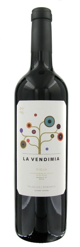 Bottle of Rioja Tempranillo La Vendimia DOC from Bodegas Palacios Remondo