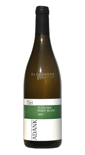 Image of Hansruedi Adank Flascher Pinot Blanc - 75cl - Bündner Herrschaft, Schweiz bei Flaschenpost.ch