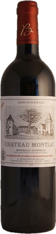 Bouteille de Chateau Montlau rouge Bordeaux Superieur AC de Château Montlau