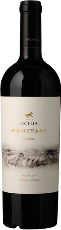 Bottle of La Celia Heritage Malbec Valle de Uco from Finca La Celia