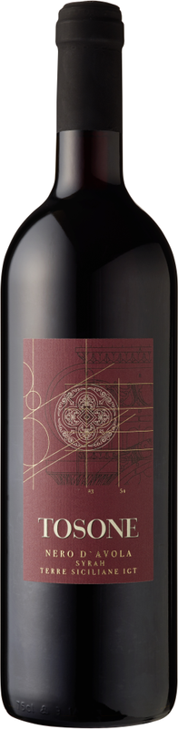 Bottle of Syrah Terre Siciliane IGT from Tosone