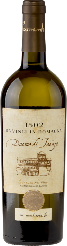 Bouteille de Trebbiano Romagna DOC Duomo Di Faenza de Cantine Leonardo da Vinci