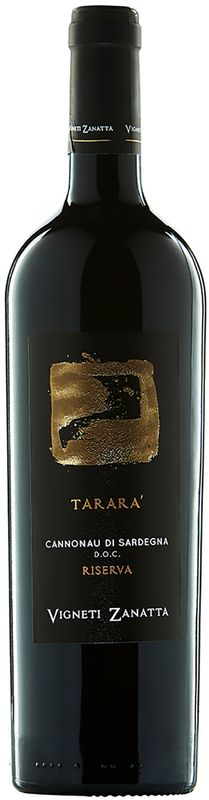 Bottiglia di Tarara Cannonau di Sardegna DOC Riserva di Vigneti Zanatta