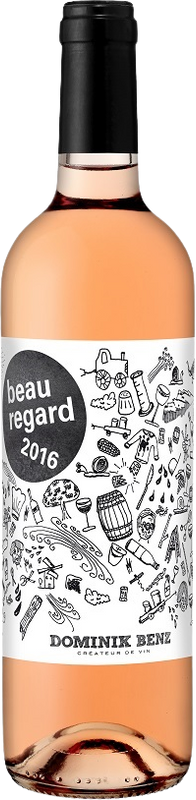 Flasche Beauregard Rouge IGP Ariège von Dominik Benz
