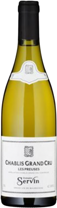 Bottiglia di Chablis Grand Cru Preuses AC di Domaine Servin
