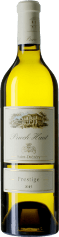 Bottiglia di Château Puech Haut Prestige Blanc AOP di Châteaux Puech Haut