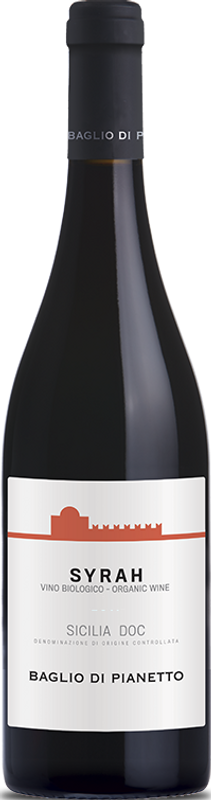 Bouteille de Syrah DOC de Baglio di Pianetto