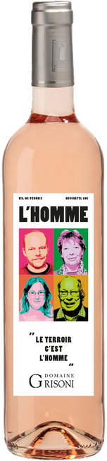 Image of Domaine Grisoni L'Homme Oeil-de-Perdrix Neuchâtel AOC - 75cl - Neuenburg, Schweiz bei Flaschenpost.ch
