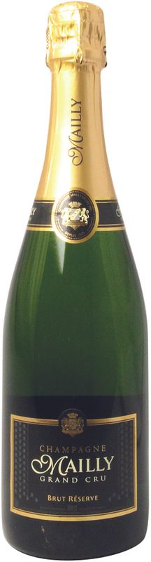 Bottiglia di Champagne Grand Cru Reserve brut di Champagne Mailly
