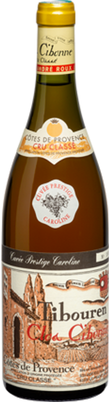 Bottle of Rosé Cuvée Prestige Caroline Côtes de Provence Cru Classé AOP from Clos Cibonne