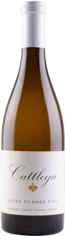 Bottiglia di Chardonnay Cuvée Number Five Sonoma Coast di Cattleya Wines