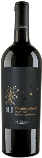 Image of Cantine San Marzano Primitivo Merlot Tarantino Sud IGT - 75cl - Apulien, Italien bei Flaschenpost.ch