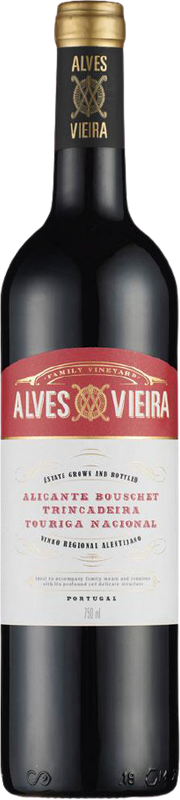 Flasche Alves Vieira tinto von Herdade do Rocim