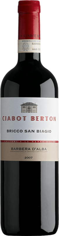 Bottiglia di Barbera d'Alba Vigna Bricco San Biagio DOC di Oberto - Ciabot Berton