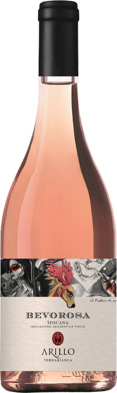 Flasche Bevo Rosa Maremma DOC von Arillo in Terrabianca
